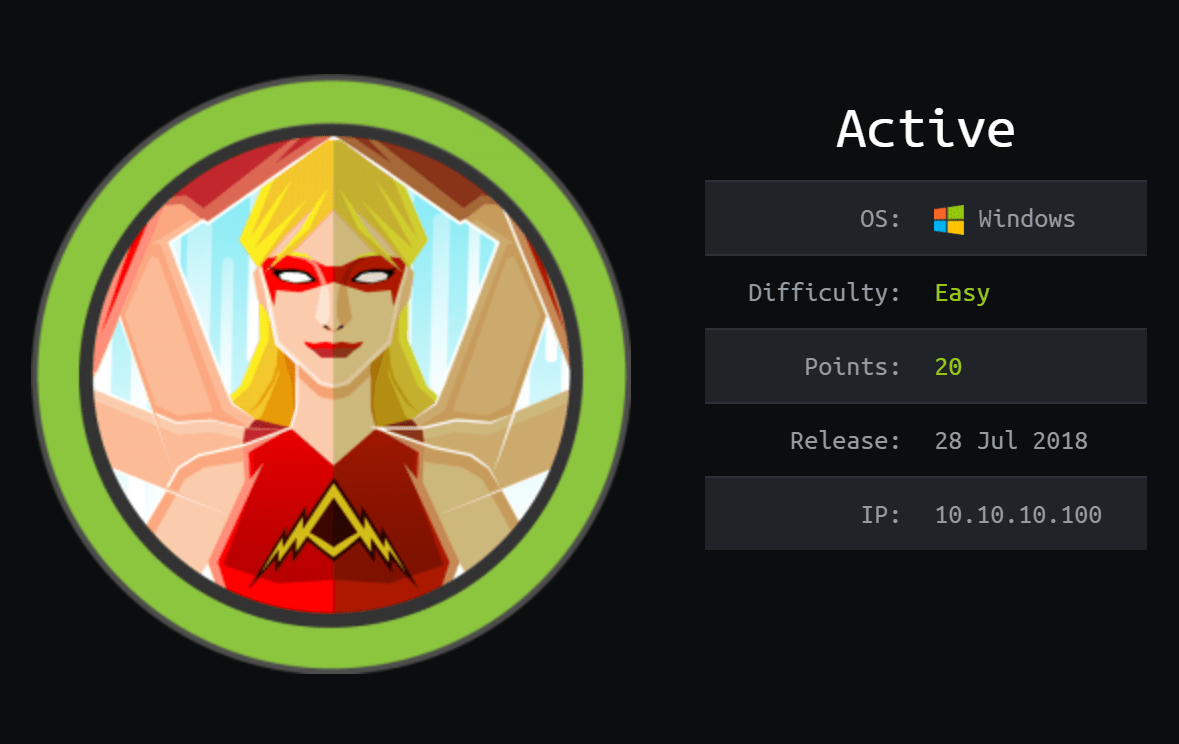 Cover Image for Active - [HTB]