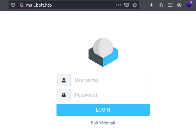 Bolt webmail