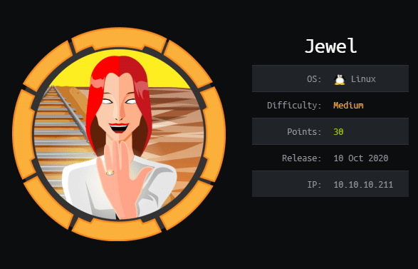 Cover Image for Jewel - [HTB]