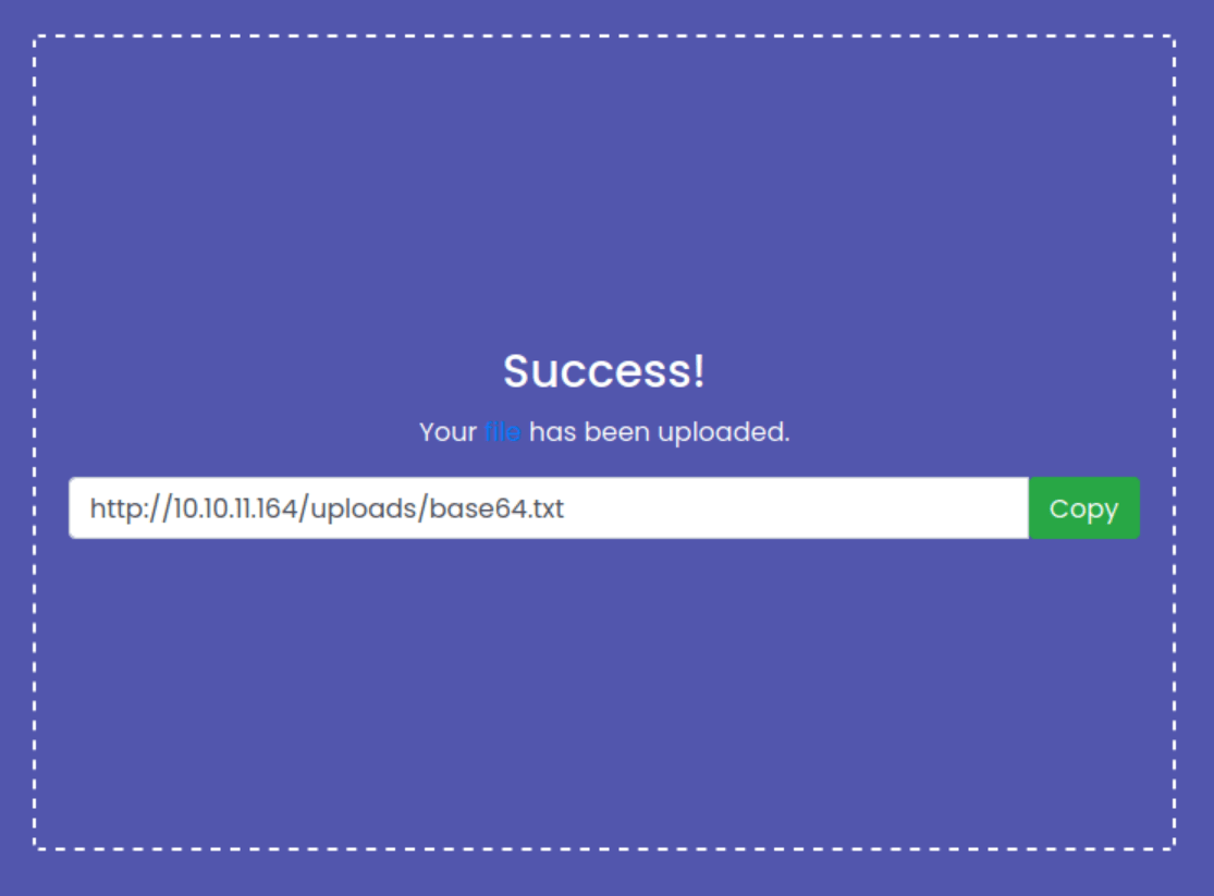 File Upload success