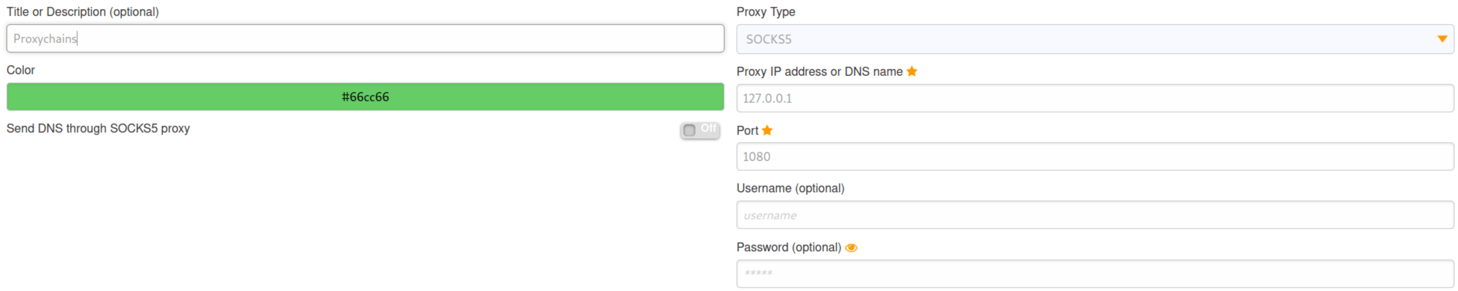 Proxychains and FoxyProxy