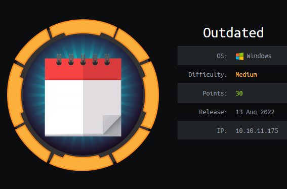 Cover Image for Outdated - [HTB]