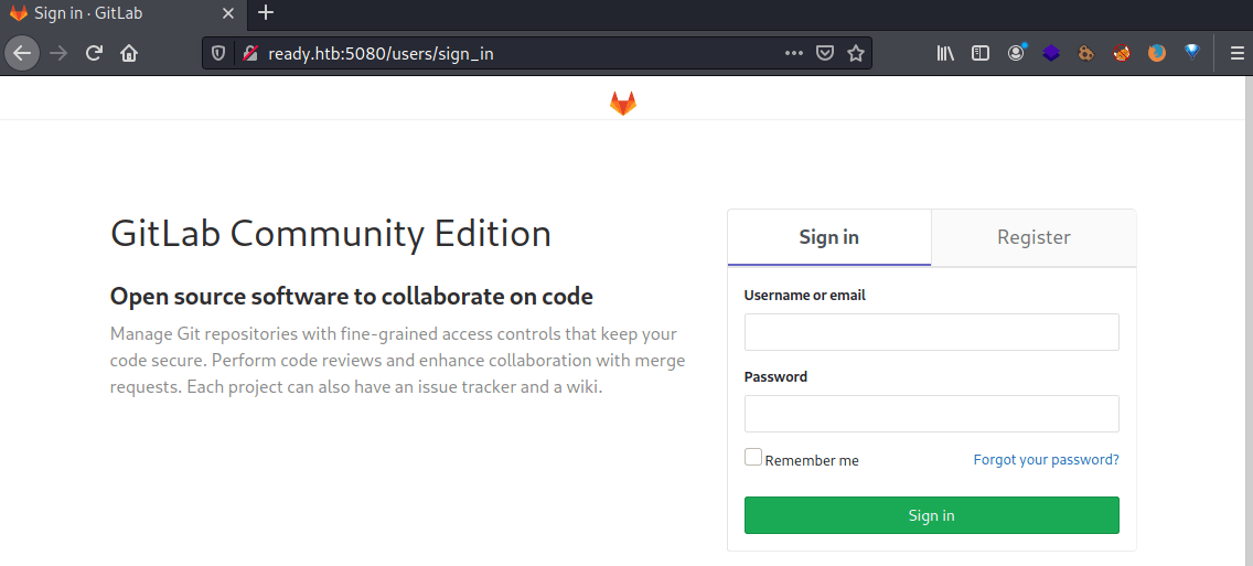 GitLab Sign in