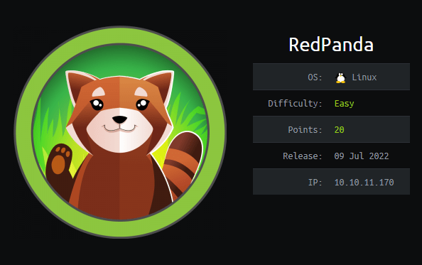 Cover Image for RedPanda - [HTB]