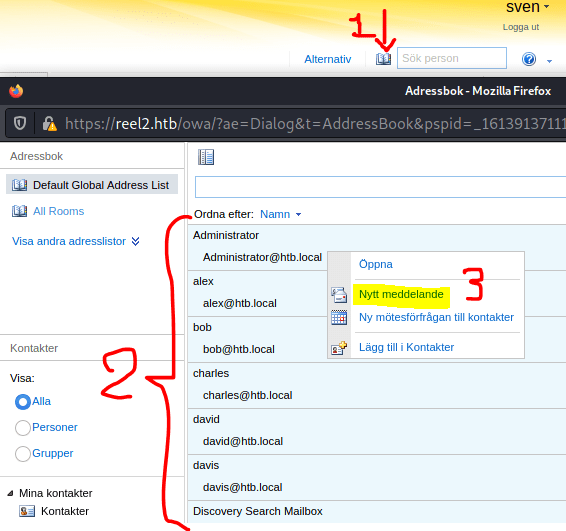 Sending email outlook