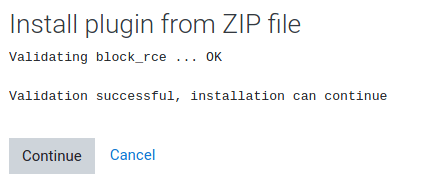 plugin Installed Successfully