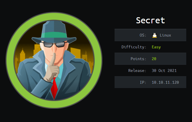 Cover Image for Secret - [HTB]