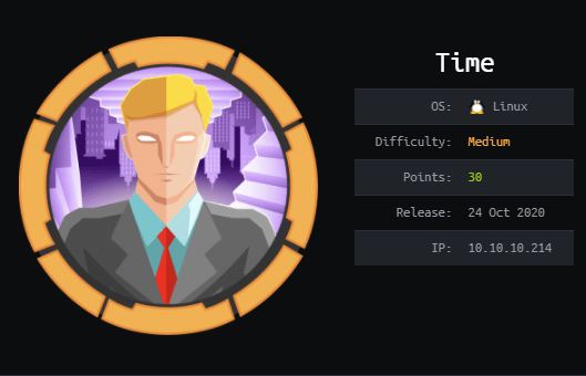 Cover Image for Time - [HTB]