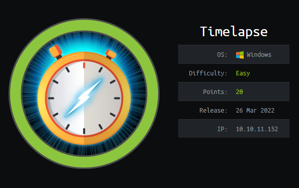 Cover Image for Timelapse - [HTB]