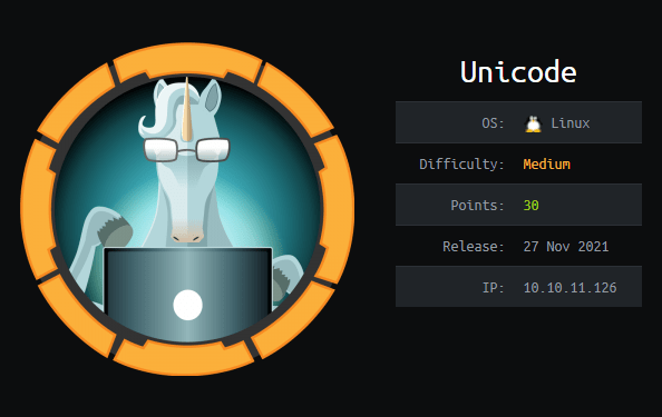 Cover Image for Unicode - [HTB]