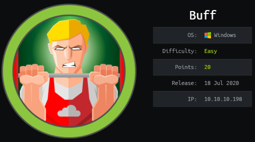 Cover Image for Buff - [HTB]