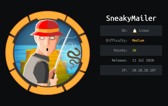 Cover Image for Sneaky Mailer - [HTB]